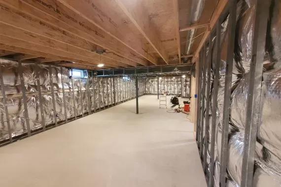 Basement remodeling contractor in Princeton, NJ