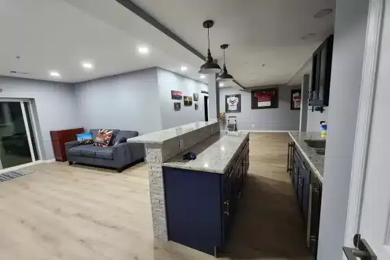 Basement remodeling contractor in Bucks County, PA