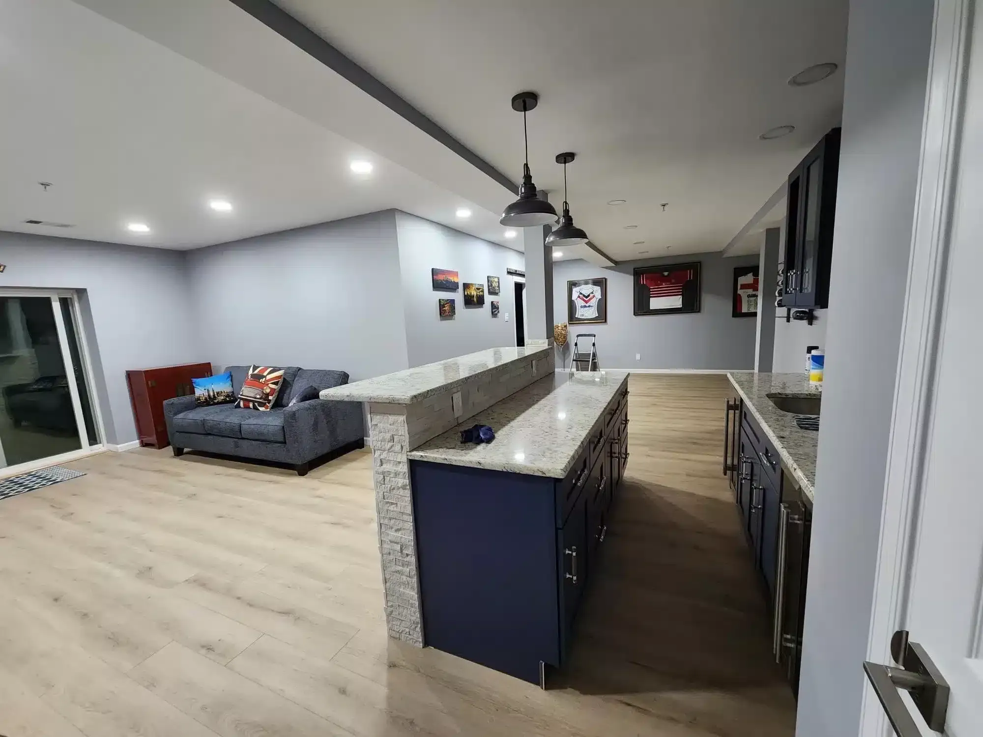 Basement remodeling contractor in Bucks County, PA